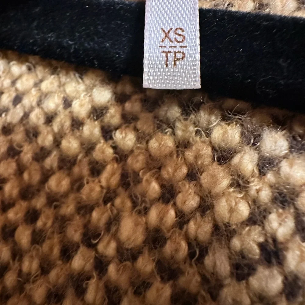 Free People State Side Leopard Print Cardigan in Tan and Brown - Picture 9 of 9